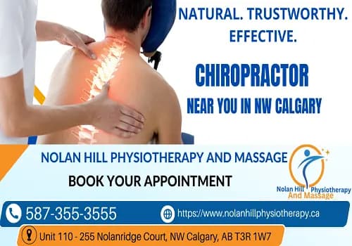 Chiropractor in NW Calgary — Evidence-Based Spinal Care at Nolan Hill Physiotherapy & Massage NW Calgary