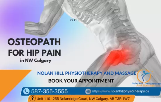 osteopath for hip pain NW Calgary